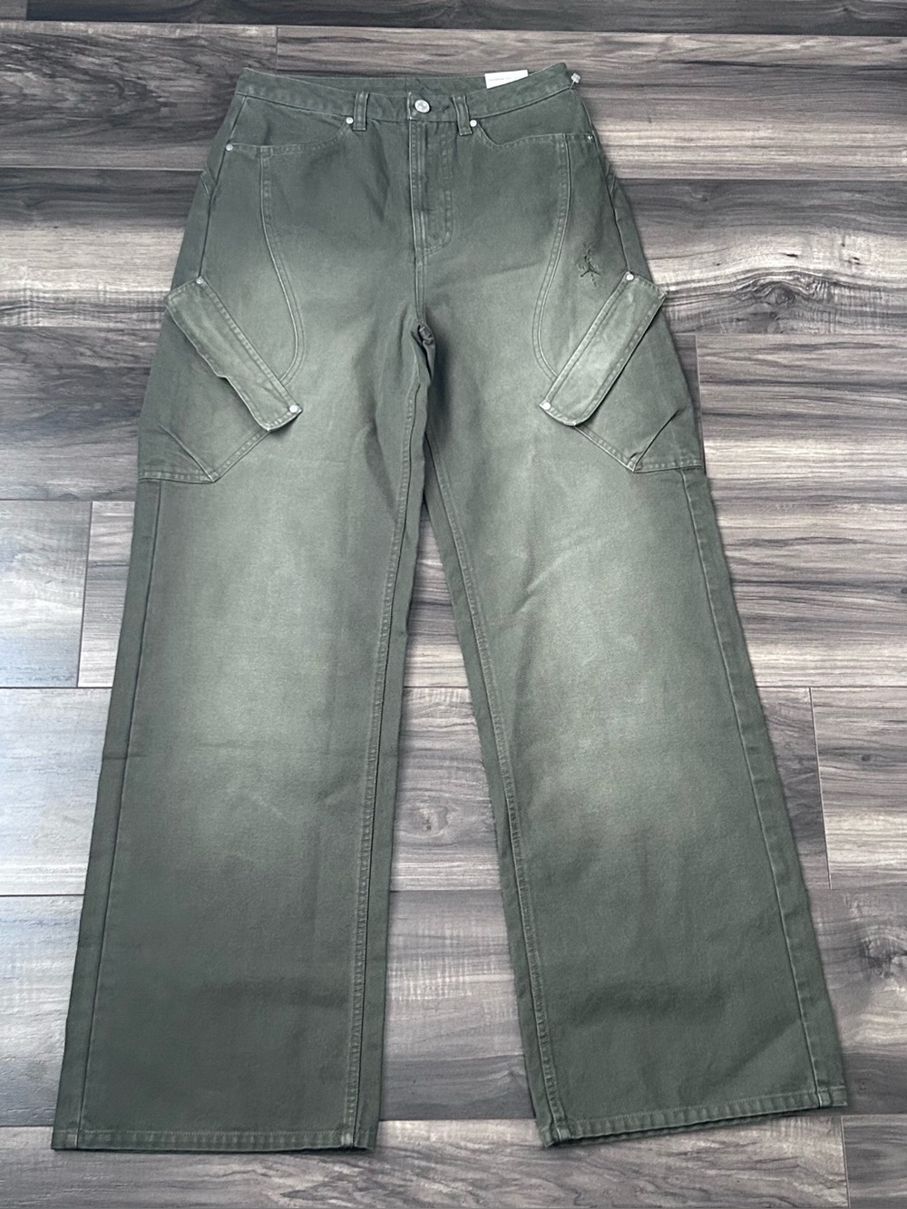 Jordan X Travis Scott Khaki Cargo Pants Women’s Size 6 Green FD9119-325 New
